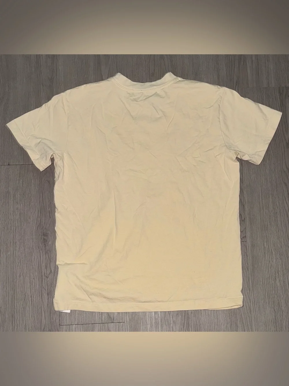 Gucci Cream Short Sleeve Logo Quilted Tee